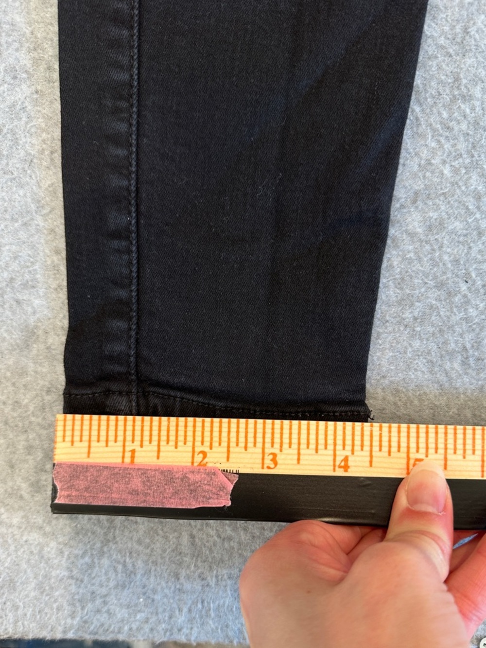 7 For All Mankind The High Waist Black Skinny Jeans - Picture 8 of 10